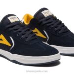 atlántico Lakai azul marino/gamuza dorada 80B283