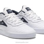 cambridge Lakai cuero blanco/marino 80B274