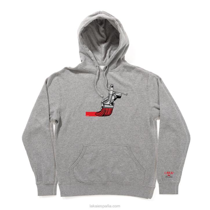 david_flores_cepillo_jersey_capucha_brezo_lakai_gris_80b2355.jpg david flores cepillo jersey capucha brezo Lakai gris 80B2355 - Image 1