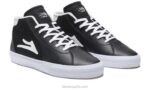 flaco 2 medio Lakai cuero negro/blanco 80B230