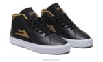 flaco 2 medio Lakai cuero negro/tabaco 80B232