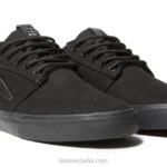 grifo Lakai lienzo negro/negro 80B28