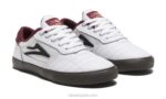 los niños de cambridge Lakai blanco/cuero de goma 80B2117
