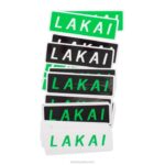 paquete de 24 pegatinas de velocidad media Lakai80B2380
