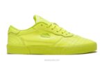 paterson cambridge zapatos de skate de cuero de color lima Lakai amarillo 80B2196