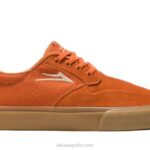 riley 3 zapatos de skate quemados Lakai naranja 80B2254