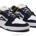 telford bajo Lakai azul marino/gamuza blanca 80B246