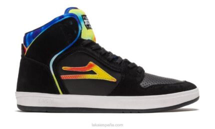 teñido anudado de telford Lakai negro 80B2265