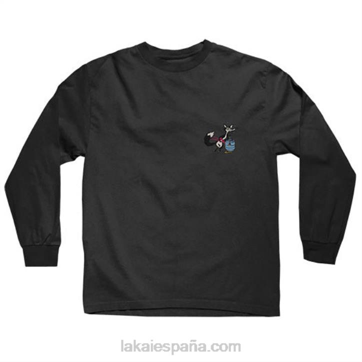 ultima_llamada_l_s_tee_lakai_negro_80b2327.jpg última llamada l/s tee Lakai negro 80B2327 - Image 1