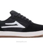 zapatillas de skateboard brighton Lakai negro 80B2282