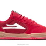 zapatos de skate atlánticos zapatos de skate Lakai rojo 80B2309