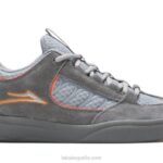 zapatos de skate carroll Lakai gris 80B2229