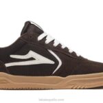 zapatos de skate de chocolate atlántico Lakai marrón 80B2311