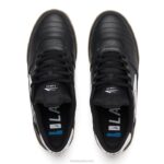 zapatos de skate de cuero cambridge Lakai negro 80B2188 - Image 3