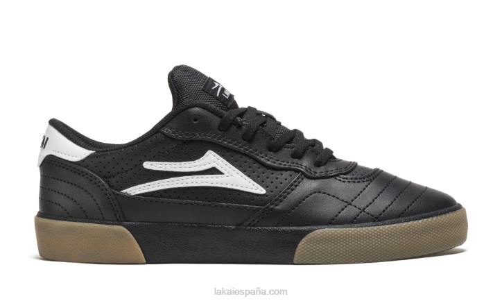 zapatos_de_skate_de_cuero_cambridge_lakai_negro_80b2188.jpg zapatos de skate de cuero cambridge Lakai negro 80B2188 - Image 1
