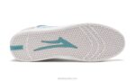 zapatos de skate de cuero galés telford low x rob Lakai blanco 80B2277 - Image 4