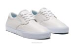 zapatos de skate de cuero riley 3 Lakai blanco 80B2251 - Image 2