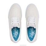 zapatos de skate de cuero riley 3 Lakai blanco 80B2251 - Image 3
