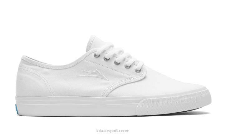 zapatos_de_skate_de_lona_oxford_lakai_blanco_80b2287.jpg zapatos de skate de lona oxford Lakai blanco 80B2287 - Image 1