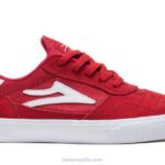zapatos de skate para niños cambridge Lakai rojo 80B2178